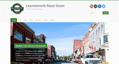 Desktop Screenshot of leavenworthmainstreet.com