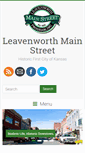 Mobile Screenshot of leavenworthmainstreet.com